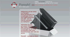 Desktop Screenshot of pianophil.de