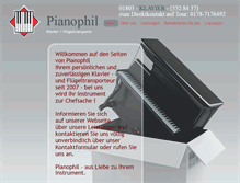Tablet Screenshot of pianophil.de
